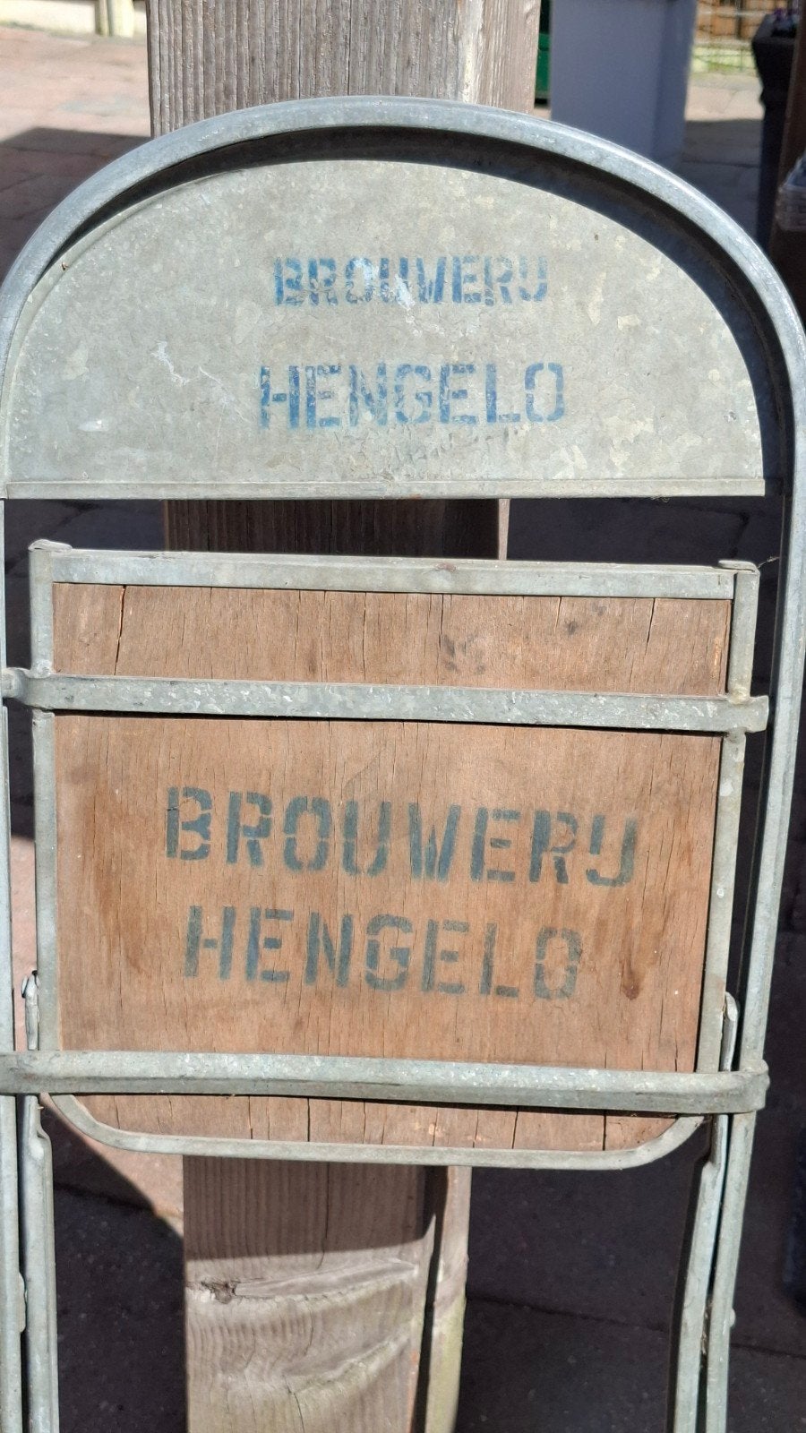 Hengelosche bier cafe stoeltjes, Antiek en Kunst, Curiosa en Brocante, Ophalen