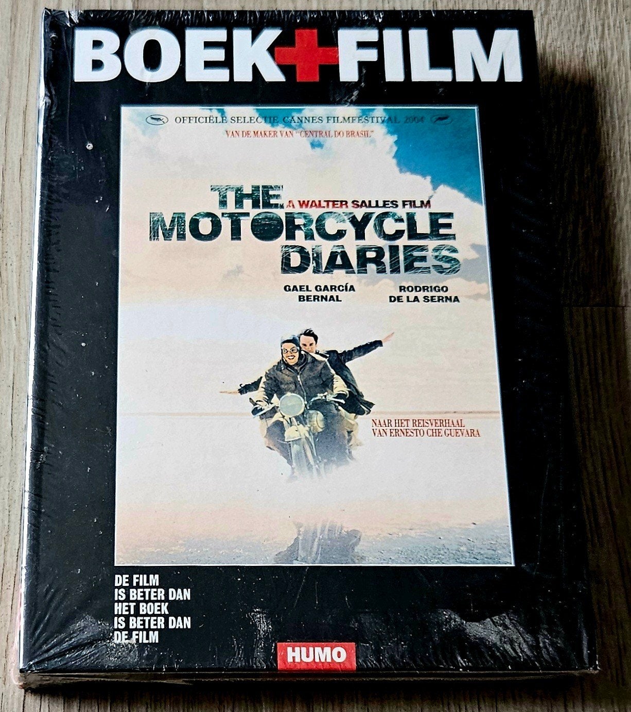 The Motorcycle Diaries (Boek + Film) DVD, Waargebeurd drama, Alle leeftijden, Nederlands, Inclusief boekje