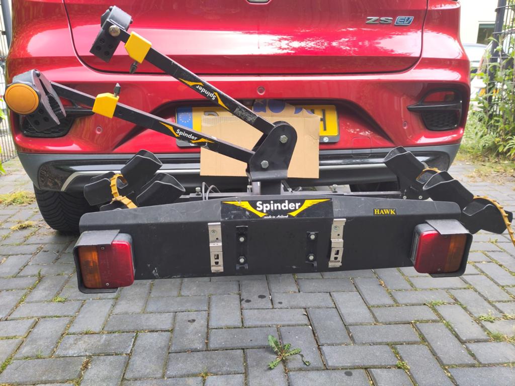 Spinder Hawk fietsendrager voor 2 gewone fietsen, Auto diversen, Fietsendragers, Ophalen