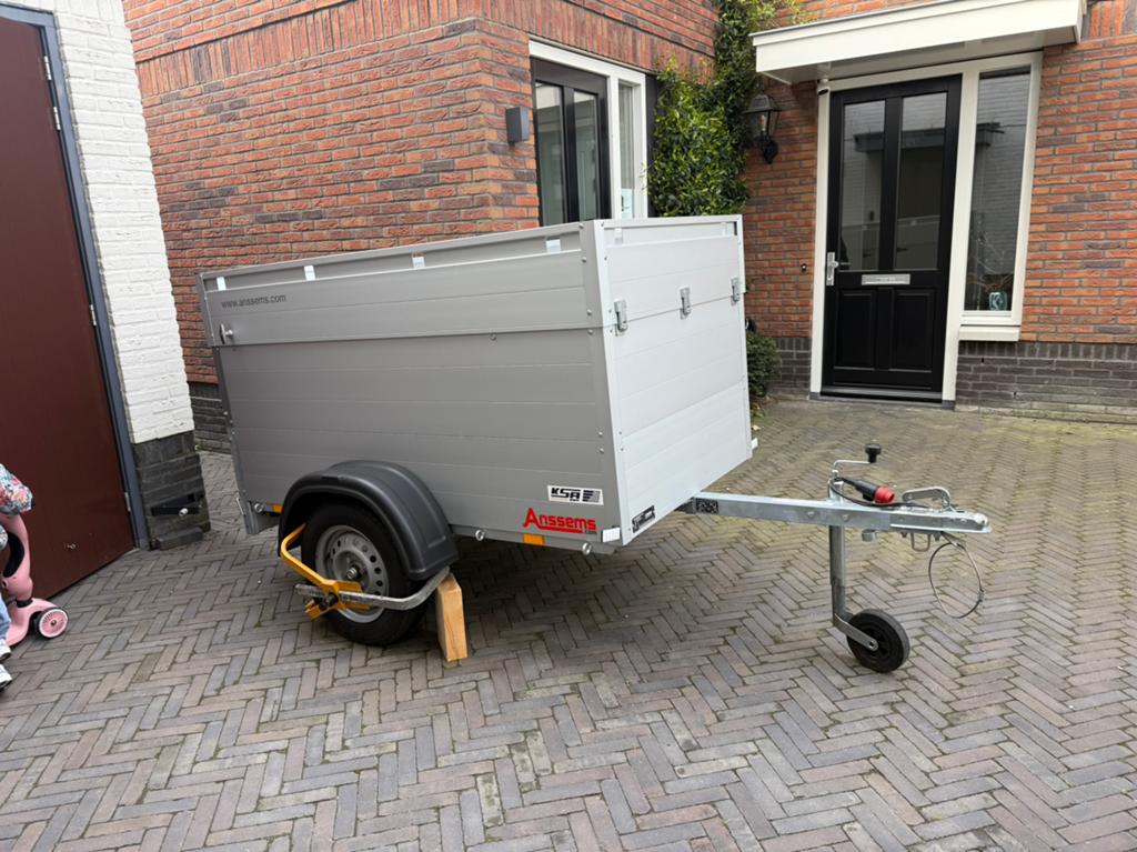 Annsems GT500 VT1 Gesloten Aanhangwagen - 181x101x83cm, Ophalen, Zo goed als nieuw