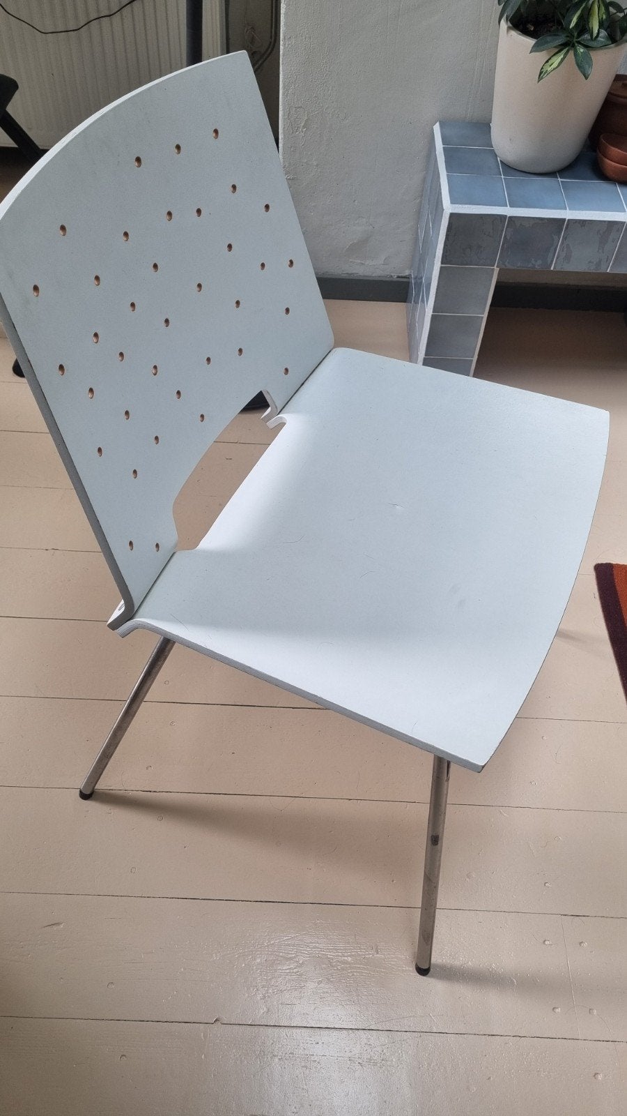 IKEA FRITZ stoel, wit, Ophalen, Gebruikt