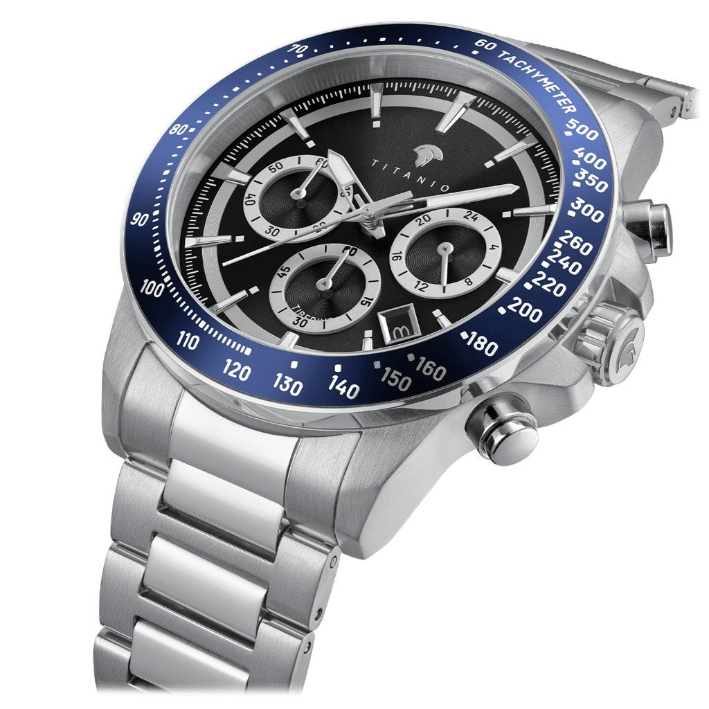 Titanio Tiberius 24S.SSI.01 horloge t.w.v € 499 nieuw!, Nieuw, Ophalen of Verzenden, Waterdicht, Android