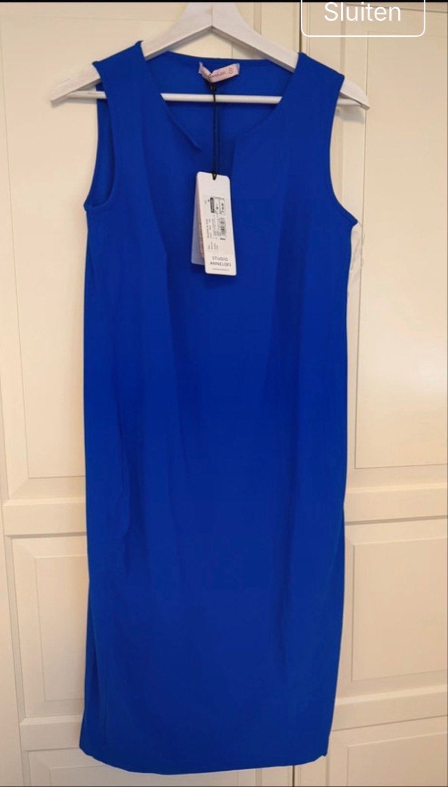 Studio Anneloes jurk Simplicity kobalt M nieuw, Ophalen of Verzenden, Nieuw, Maat 38/40 (M), Blauw