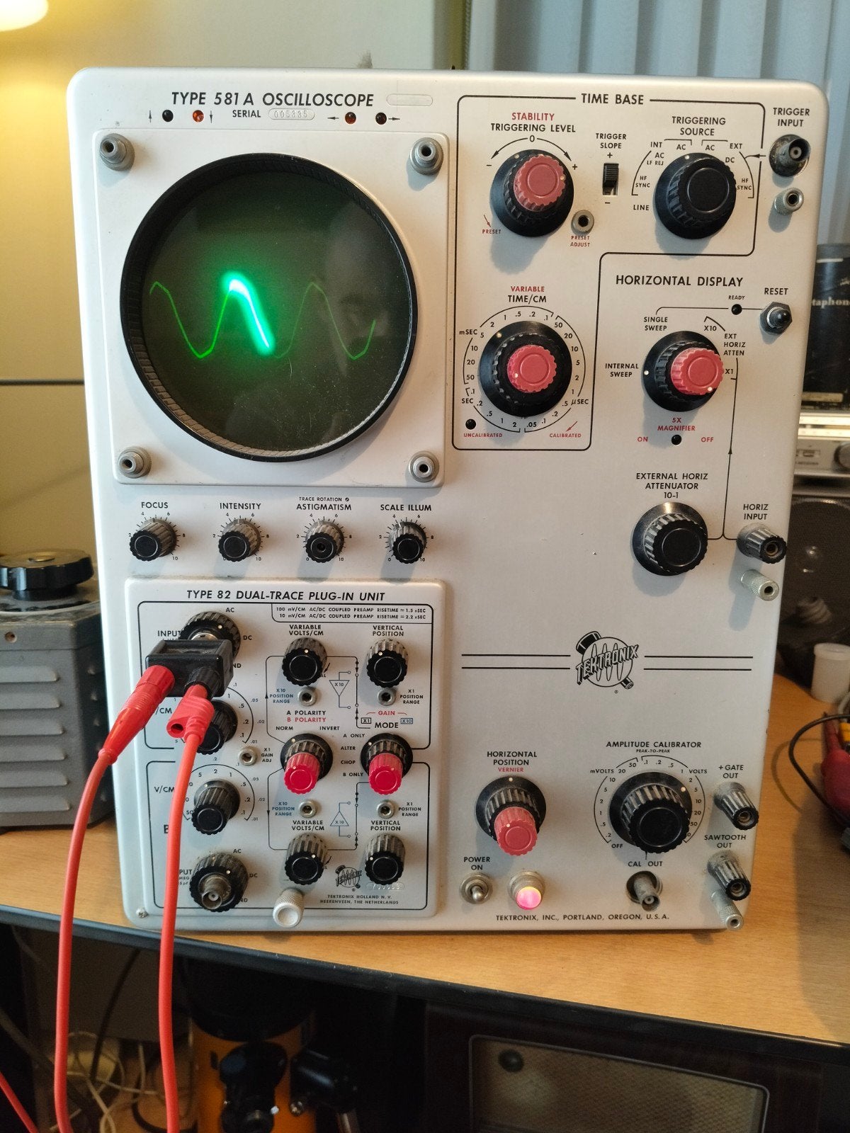 Tektronix Type 581 A Oscilloscoop - Vintage Model, Ophalen