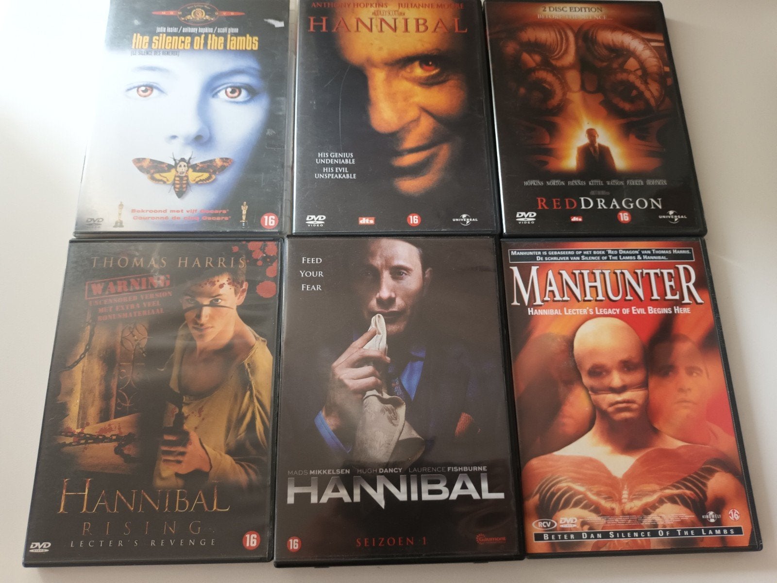 Dvd pakket hannibal, Vanaf 16 jaar, Verzenden, Zo goed als nieuw