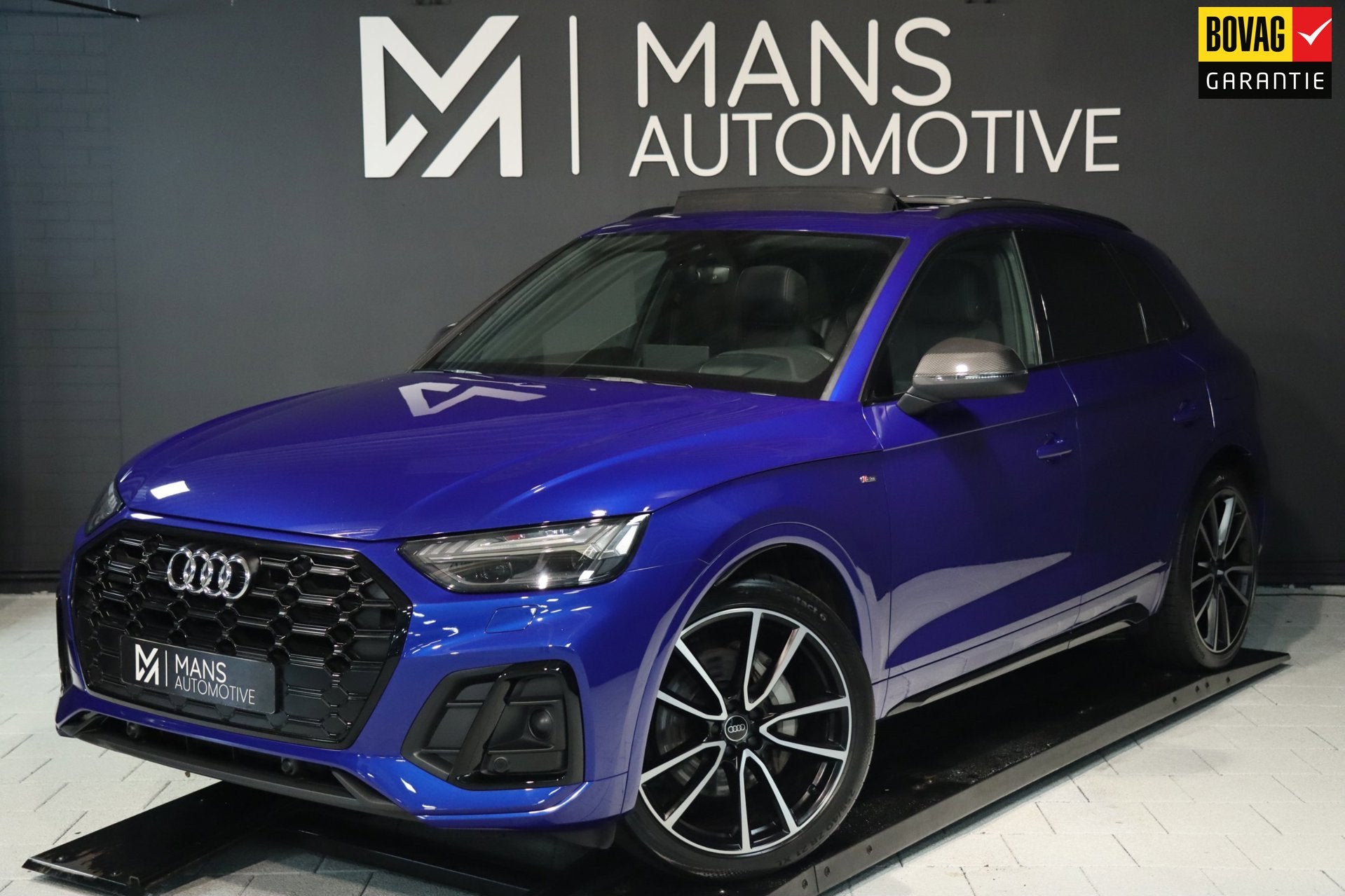 Audi Q5 55 TFSI e 3x S-Line QUATTRO / PANO / HUD / MEMORY /, Auto's, Automaat, Gebruikt, Zwart, 4 cilinders