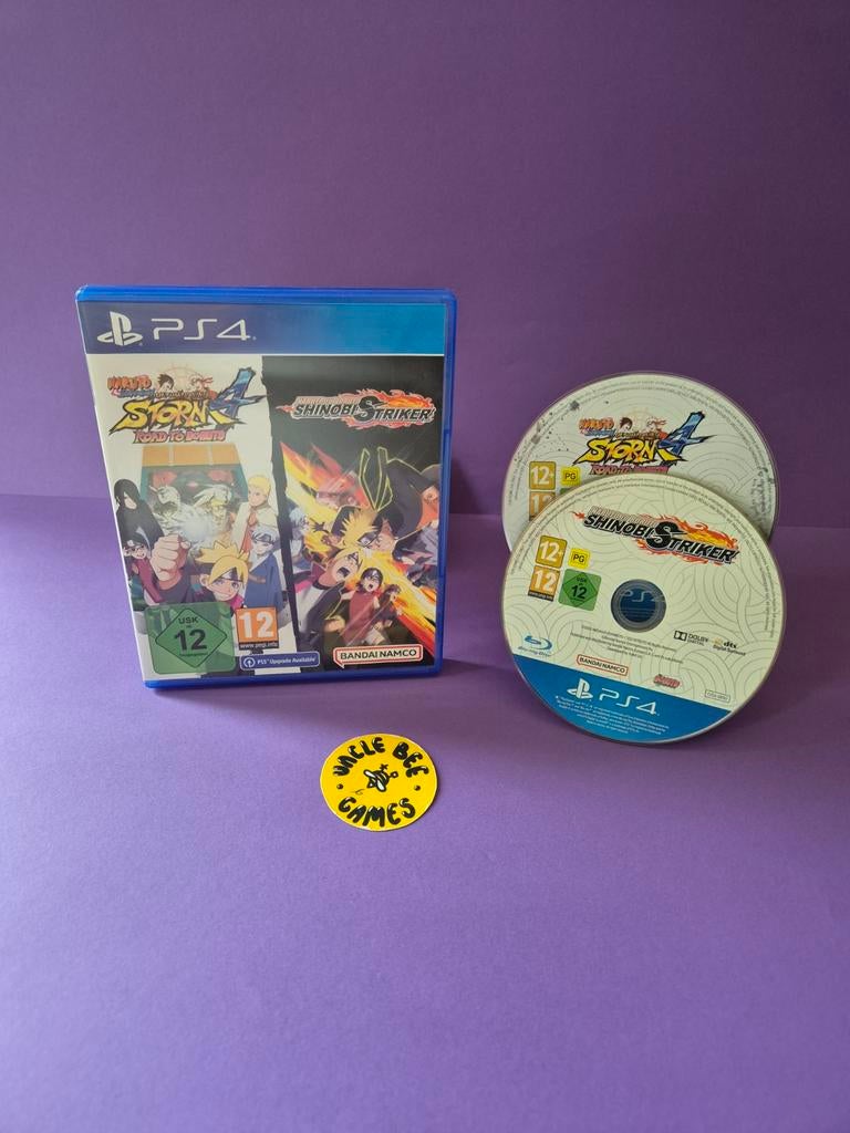 Naruto Shippuden Ultimate Ninja Storm 4 + Shinobi Striker, Verzenden, Support@bandainamcoent.eu, 1 speler, Zo goed als nieuw