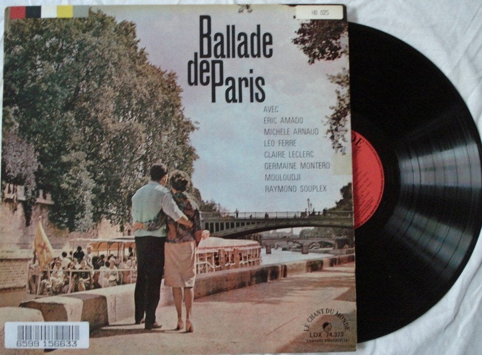Ballade de Paris, Ophalen of Verzenden, Gebruikt, 12 inch, LP