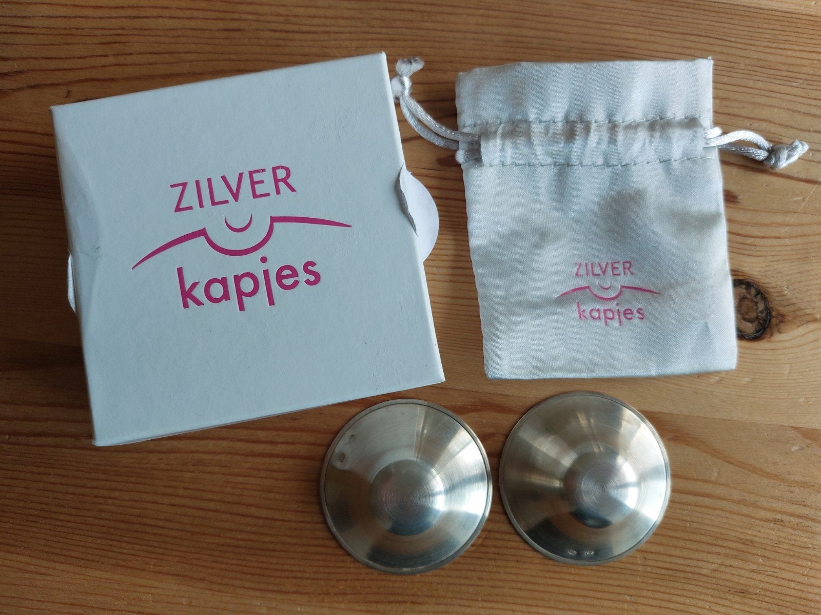 Zilverkapjes - maat XL - 5cm, Ophalen of Verzenden, Zo goed als nieuw