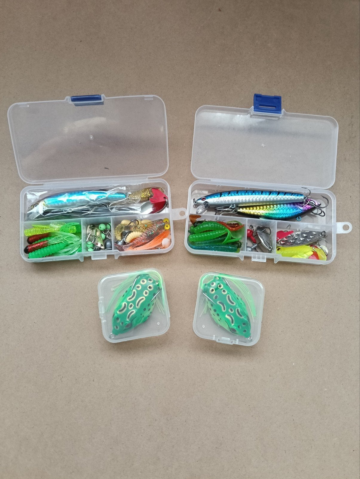 Complete kunstaas set voor roofvissen: soft, hard & blinkers, Verzenden, Nieuw, Overige typen