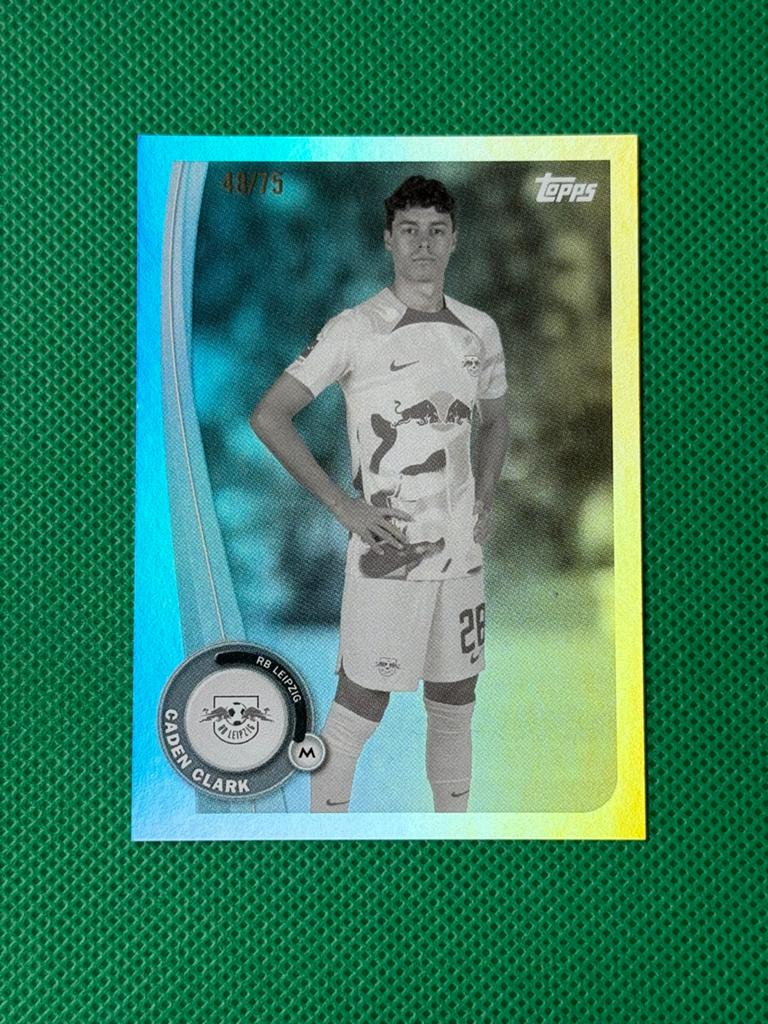 Caden Clark #RBL-cc RB Leipzig Topps 2022 /75, Ophalen of Verzenden, Zo goed als nieuw, Buitenlandse clubs, Spelerskaart