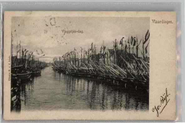 Vlaardingen Vlaggetjesdag  st 1902 uitg H. v.d. linde