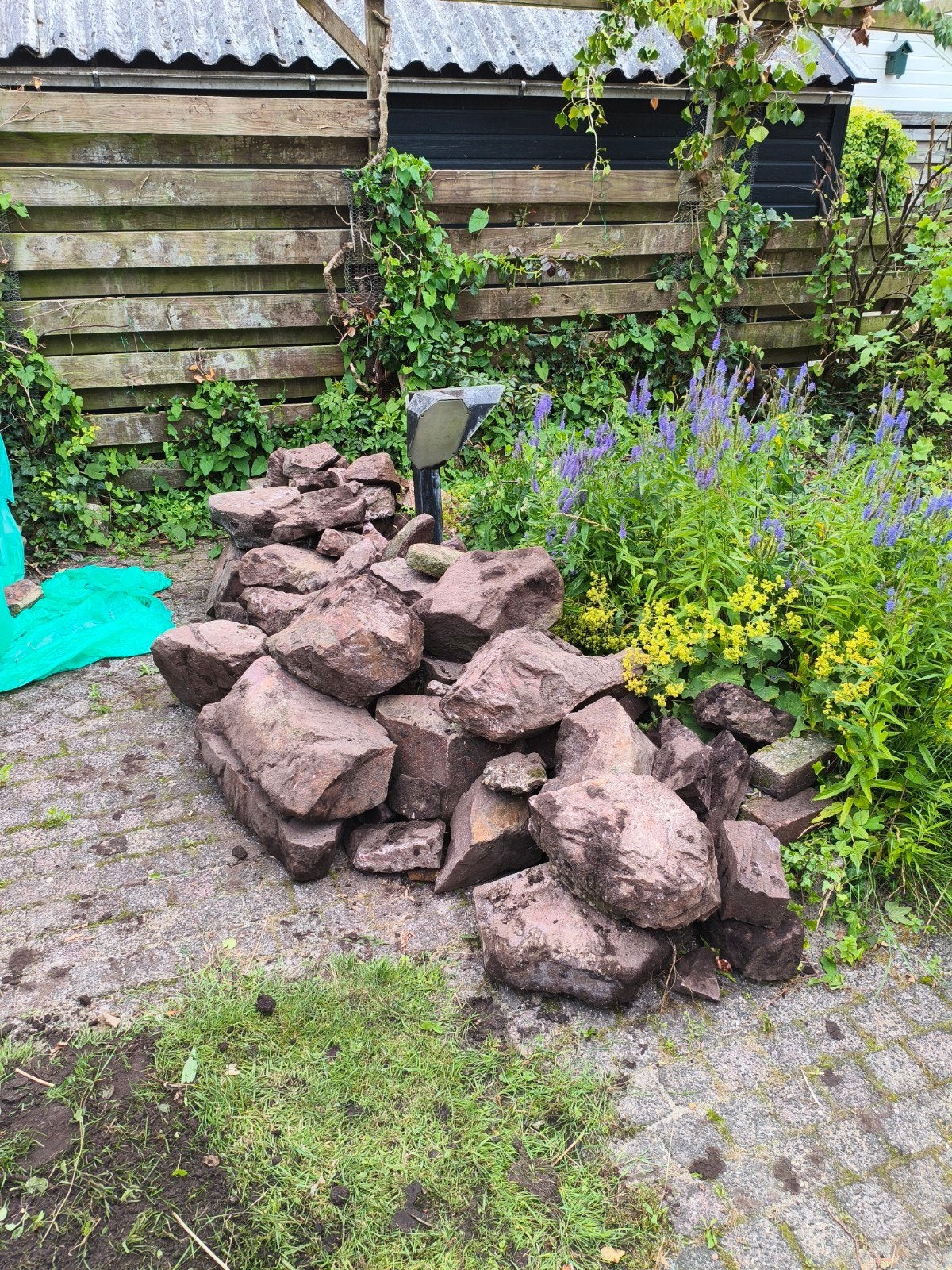 Gratis natuursteen, Tuin en Terras, Ophalen, Overige materialen, Gebruikt, Kei