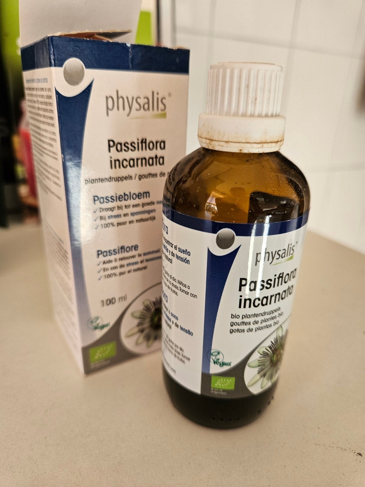Passiebloem supplement (Physalis Passiflora incarnata), Sport en Fitness, Gezondheidsproducten en Wellness, Ophalen, Overige typen
