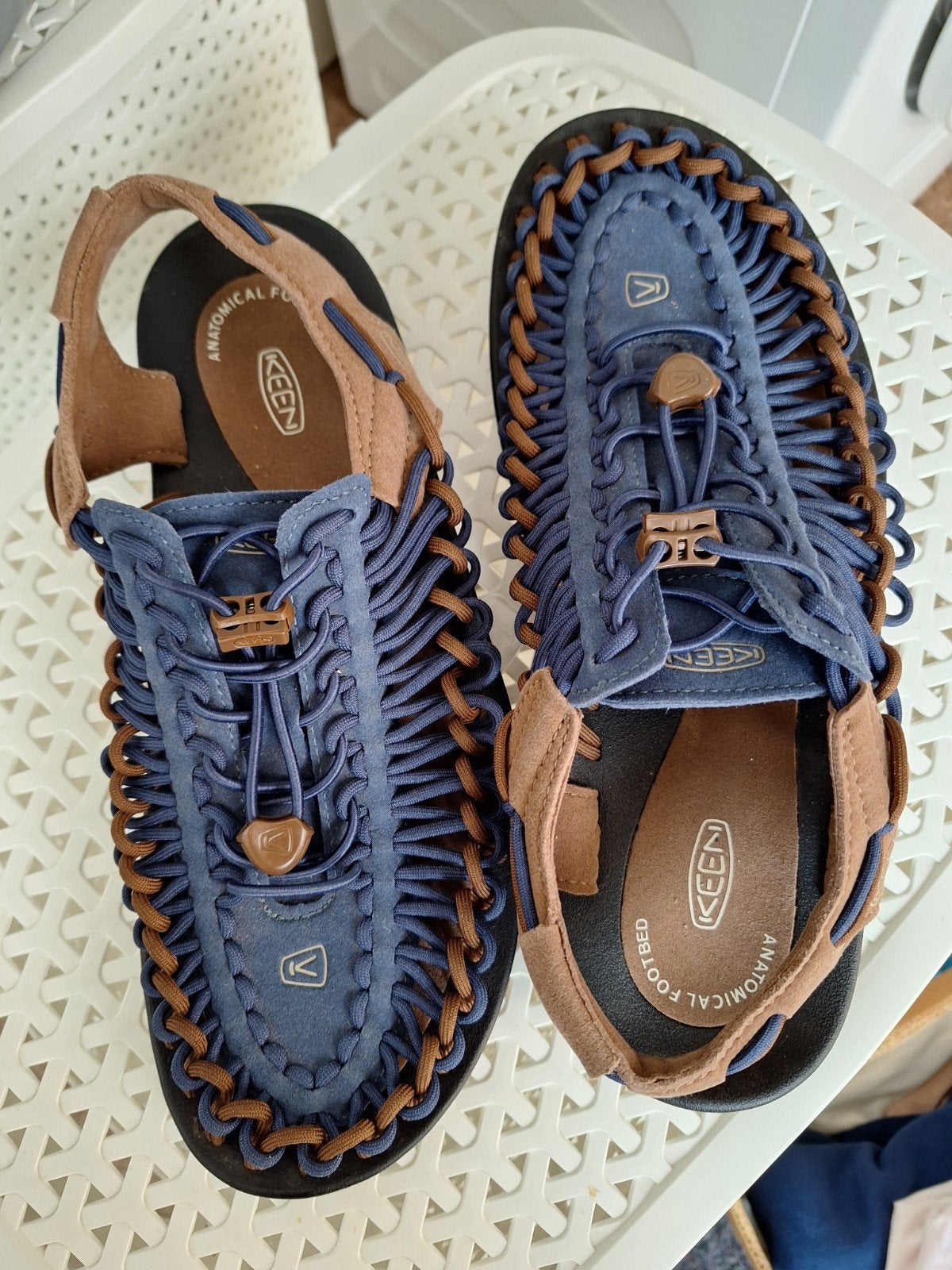 keen sandalen ..maat 42, Sandalen, Blauw, Ophalen of Verzenden, Zo goed als nieuw