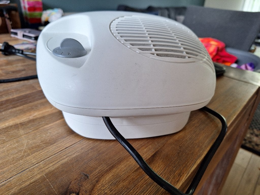 elektrisch ventilatorkachel de longhi 1000W, Gebruikt, Minder dan 30 cm, Kachel, Minder dan 60 cm