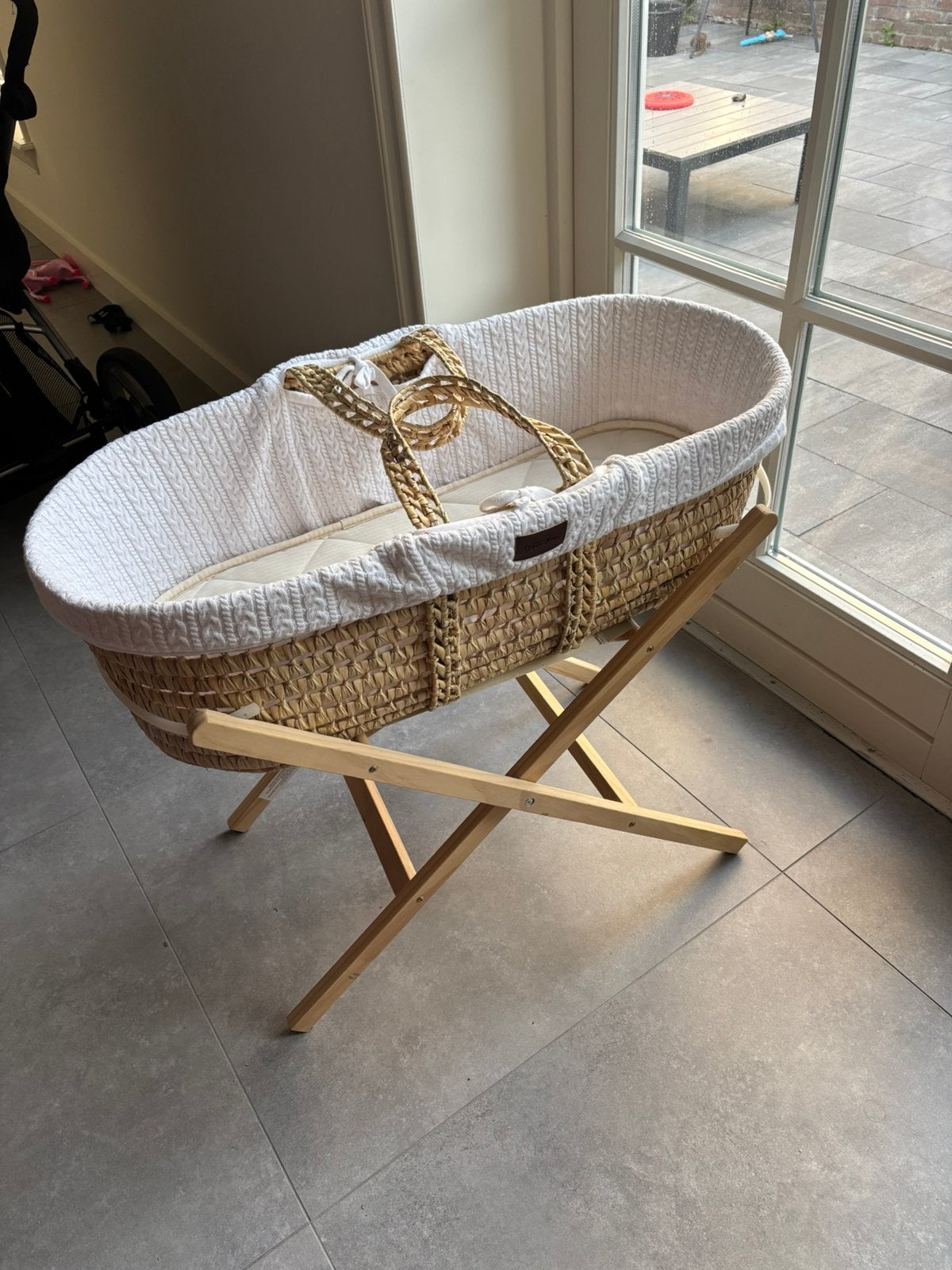 Green sheep mozes mandje, Kinderen en Baby's, Babywiegjes en Ledikanten, Ophalen, Zo goed als nieuw, Overige typen
