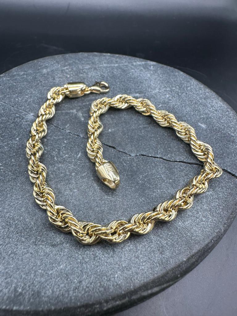 14k Gouden Rope Armband - Klassiek en Elegant, Ophalen of Verzenden, Nieuw, Goud