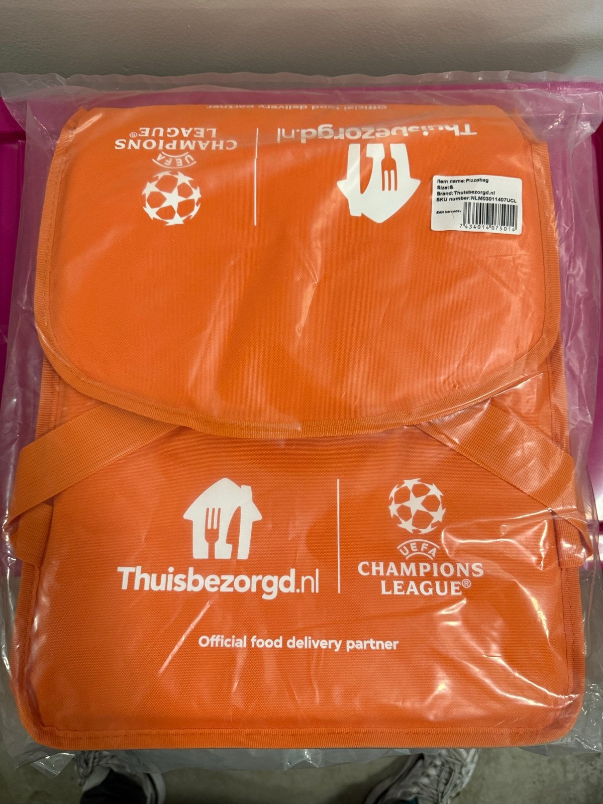 Thuisbezorgd Champions League Pizzatas - Nieuw, Verzenden, Nieuw, Gebruiksvoorwerp