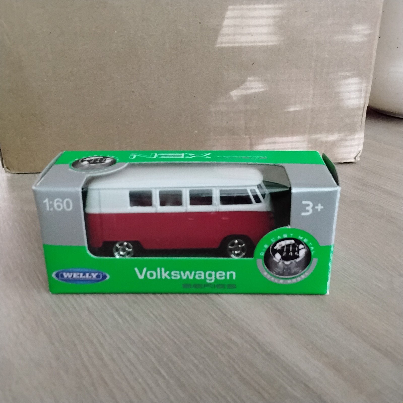 Welly Volkswagen Bus T1 1963 Modelauto (Nieuw in doos!), Ophalen of Verzenden, Nieuw, Auto, Overige merken