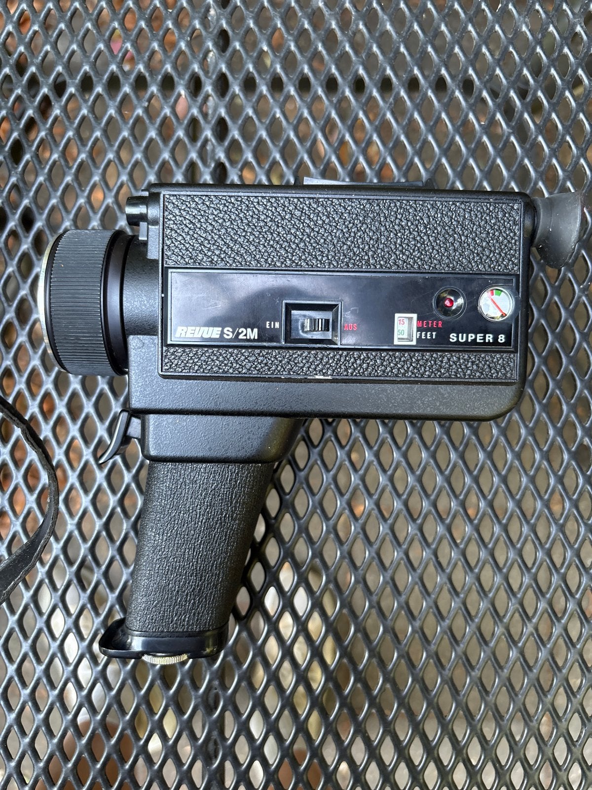 Vintage Revue S/2M Super 8 Camera met tas, Ophalen of Verzenden, 8mm, Camera