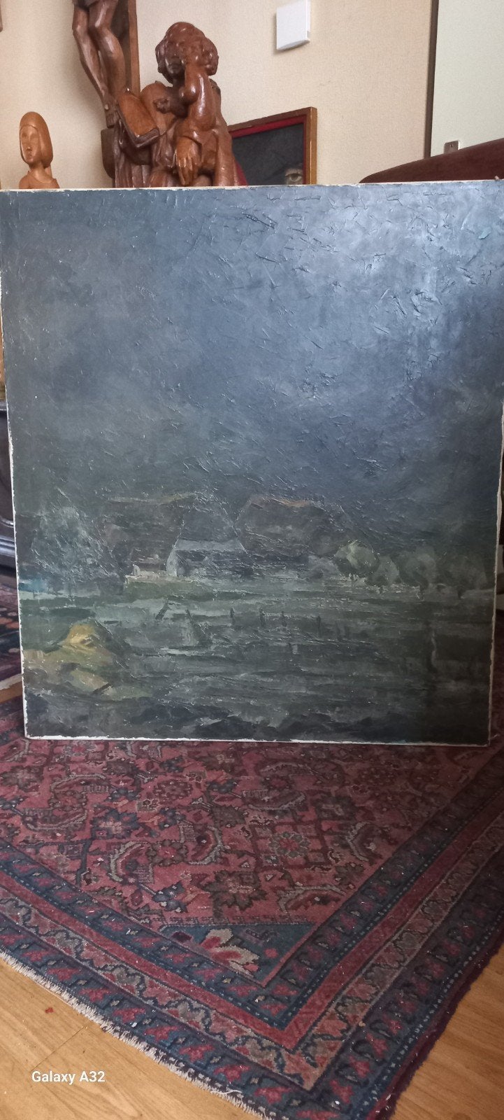 Landschap met Boerderijen-Louis Ector ( 1921-2004 )r, Antiek en Kunst, Ophalen