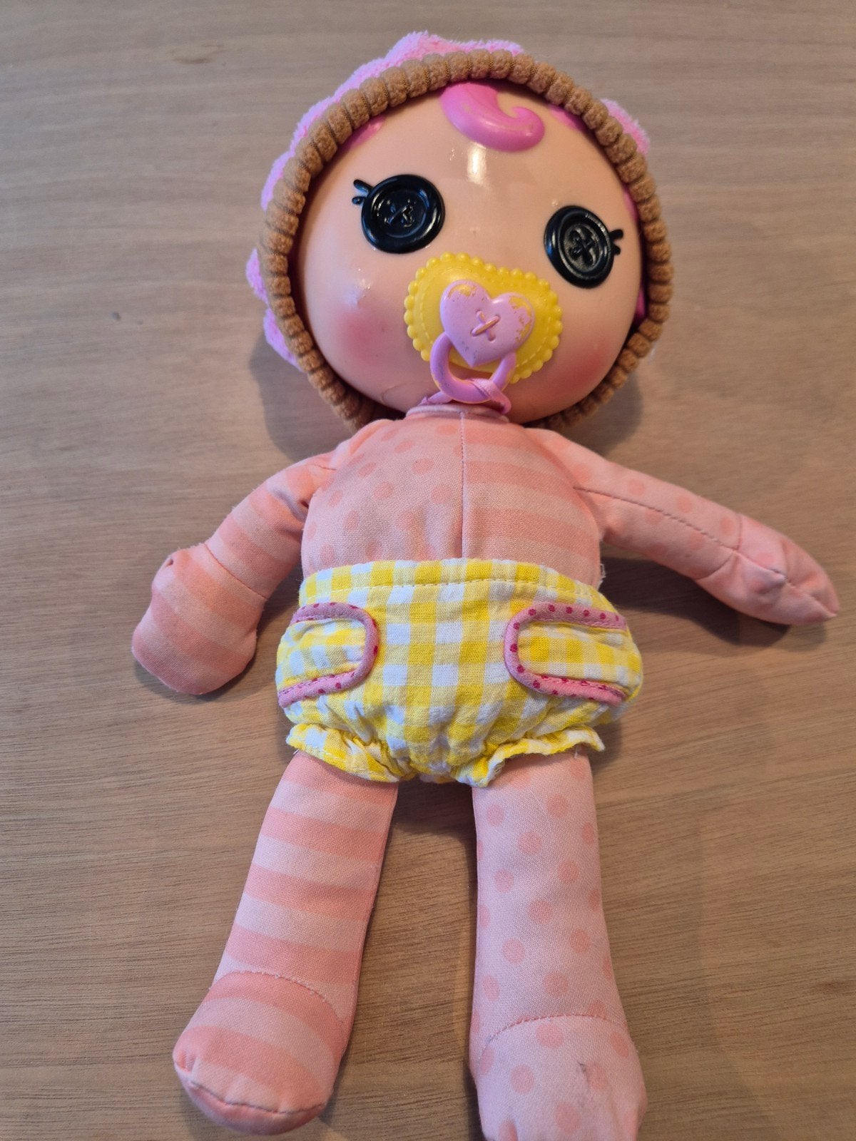 Zacht Lalaloopsy babypopje met accessoires - 30 cm, Ophalen of Verzenden, Gebruikt, Babypop