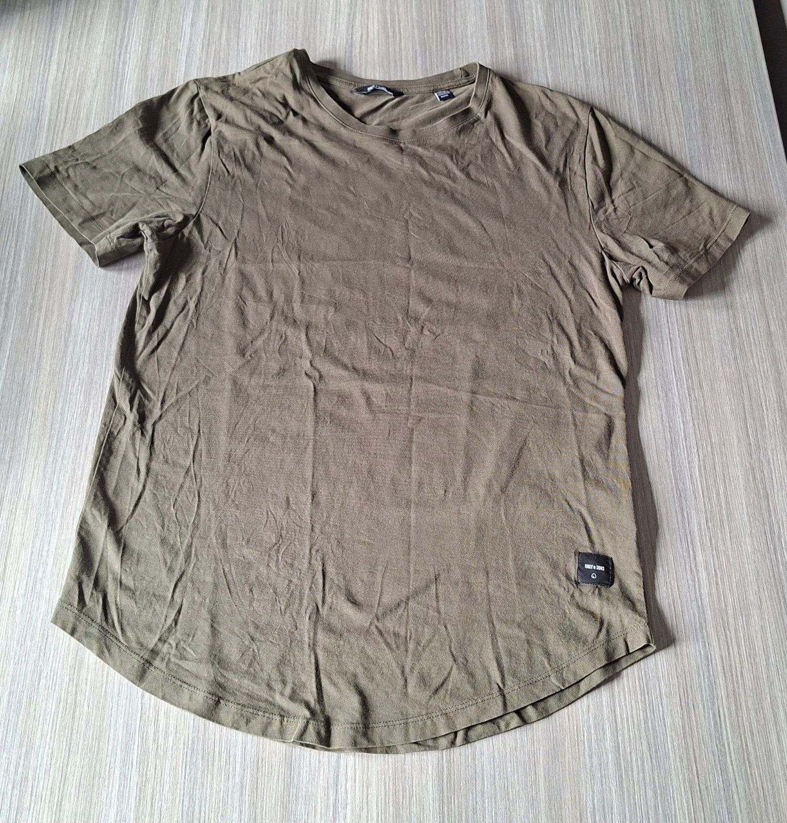 Only & Sons T-shirt - Maat M, Maat 48/50 (M), Ophalen of Verzenden, Gedragen, Groen