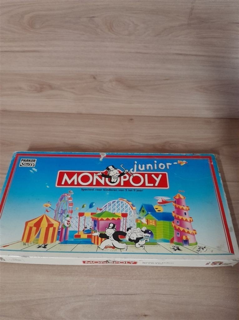 Monopoly Junior lange doos - parker - s5180, Verzenden, Zo goed als nieuw