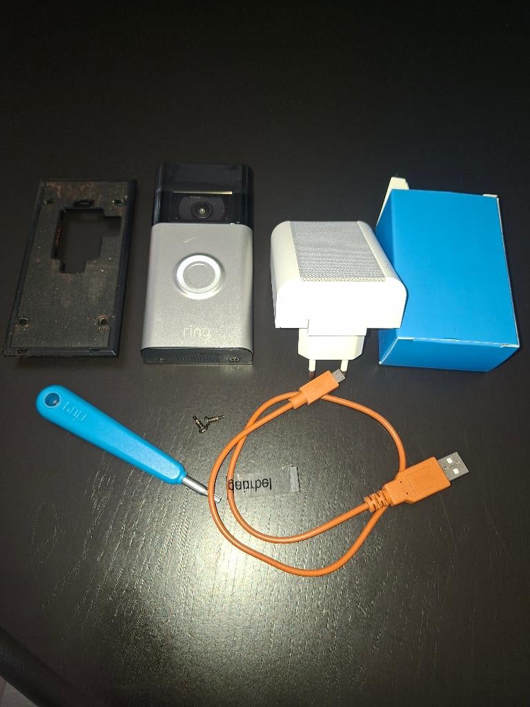 Ring deurbel, Huis en Inrichting, Deurbellen, Ophalen, Bewegingsdetectiesensor, Gebruikt, Draadloos