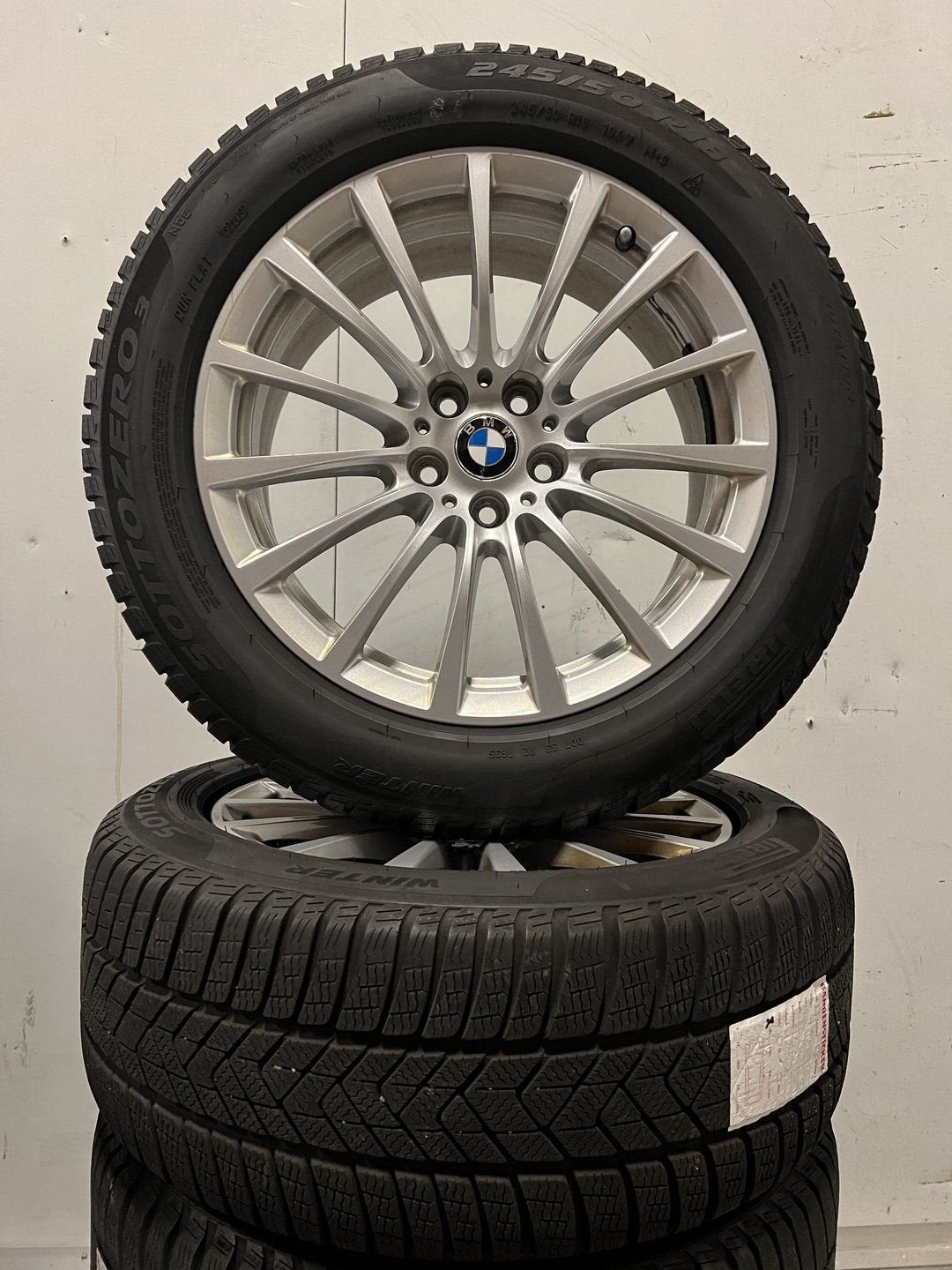 18’’ BMW 5 SERIE G30 G31  VELGEN WINTERBANDEN ORIG DEMO TPMS, Auto-onderdelen, Banden en Velgen, 18 inch, -, -, Banden en Velgen
