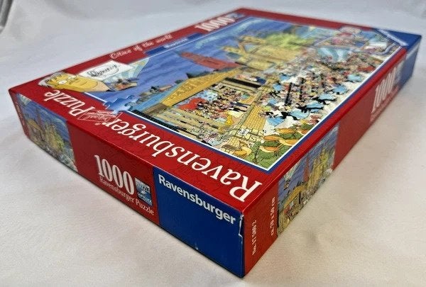 Ravensburger Fleroux Puzzel 1000 Maastricht cities of world, Verzenden, 500 t/m 1500 stukjes, Zo goed als nieuw, Legpuzzel