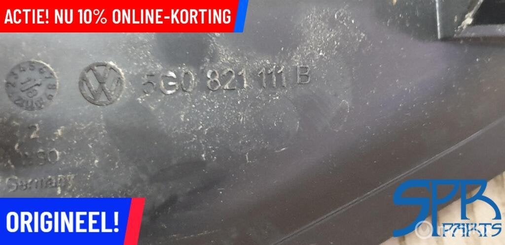Golf 7 VII 7.5 Afdekking SCHERM Spatscherm LINKS 5G0821111B, Auto-onderdelen, Volkswagen, Nieuw, Ophalen of Verzenden, Volkswagen