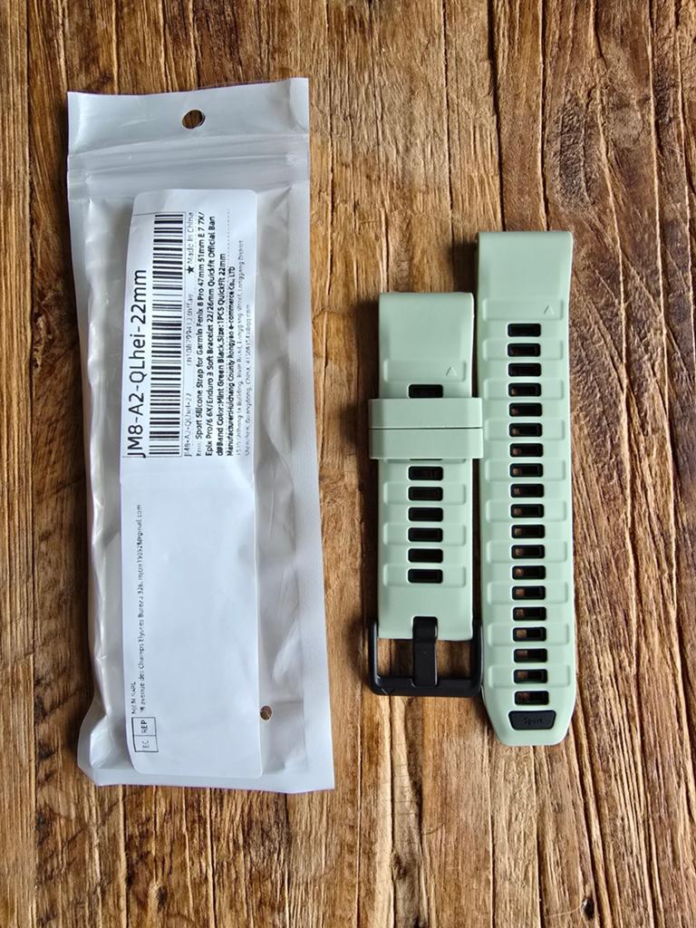 Horlogebandje Garmin 22mm QuickFit (nieuw), Ophalen of Verzenden, Nieuw, Android