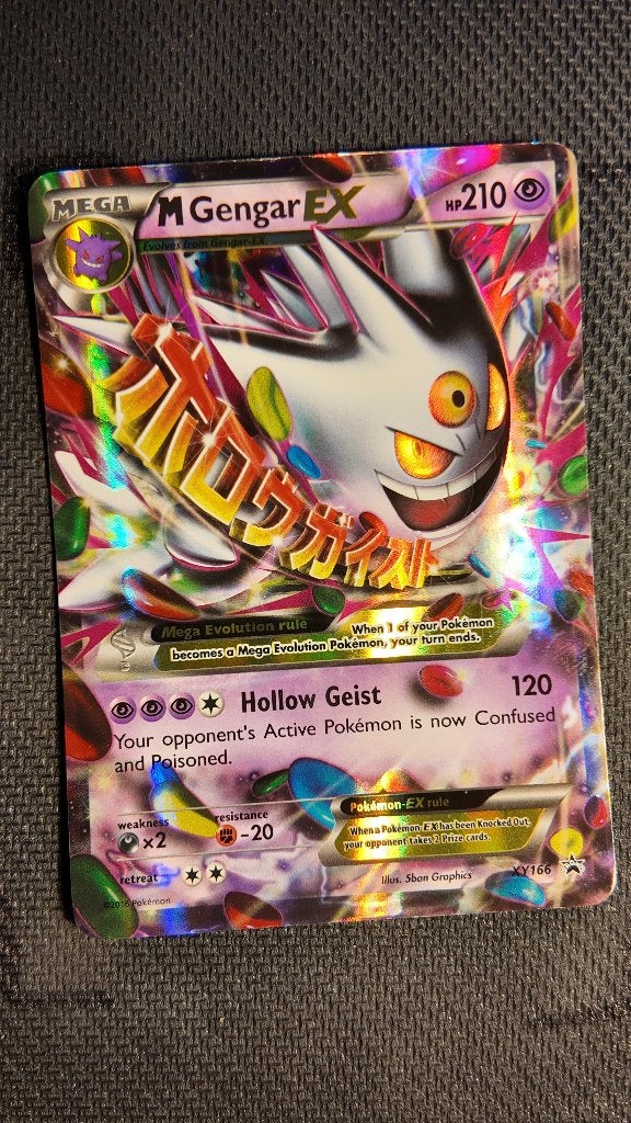 M Gengar-EX XY166 XY Black Star Promos | Pokemon kaart, Ophalen, Zo goed als nieuw, Losse kaart, Foil