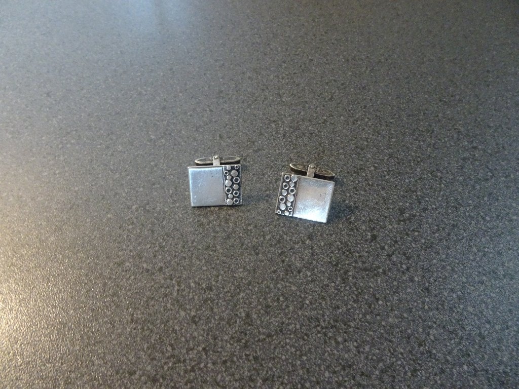 Manchetknopen zilver. .835 zilver. 13 gram., Antiek en Kunst, Ophalen of Verzenden, Zilver