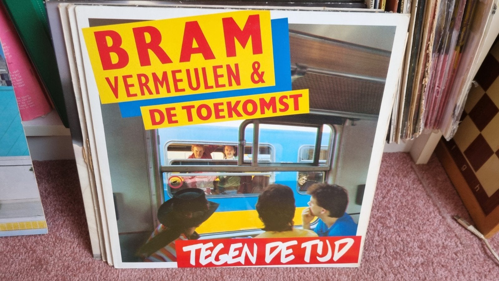 Bram Vermeulen & De Toekomst - Tegen De Tijd LP, Ophalen of Verzenden, Gebruikt, 12 inch