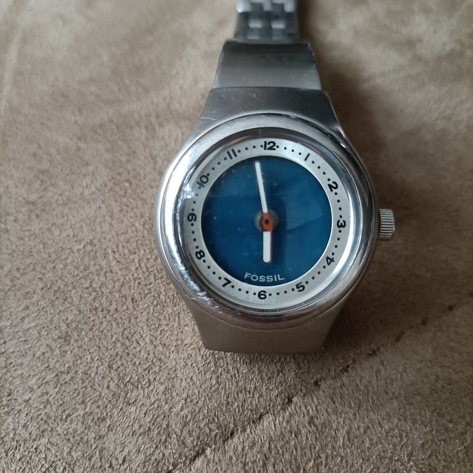Fossil JR-7915 Dameshorloge - Gebruikt, Sieraden, Tassen en Uiterlijk, Horloges | Dames, Staal, Gebruikt, Staal, Verzenden