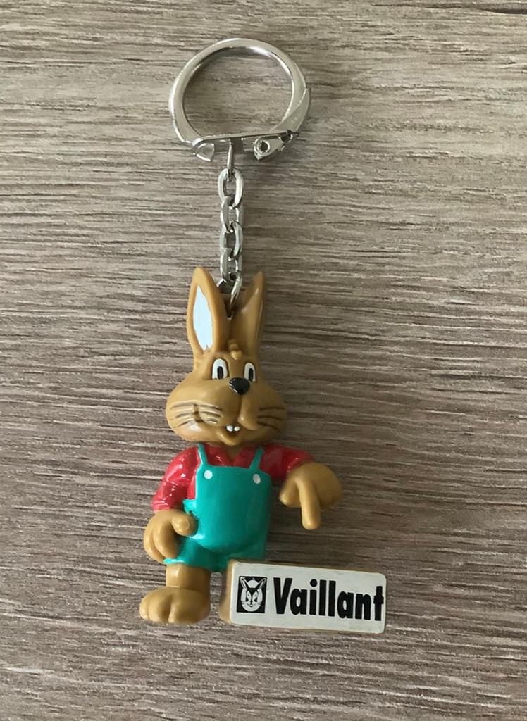 Vaillant sleutelhanger Haas van het ketelmerk, Verzamelen, Ophalen of Verzenden, Zo goed als nieuw, Knuffel of Figuurtje
