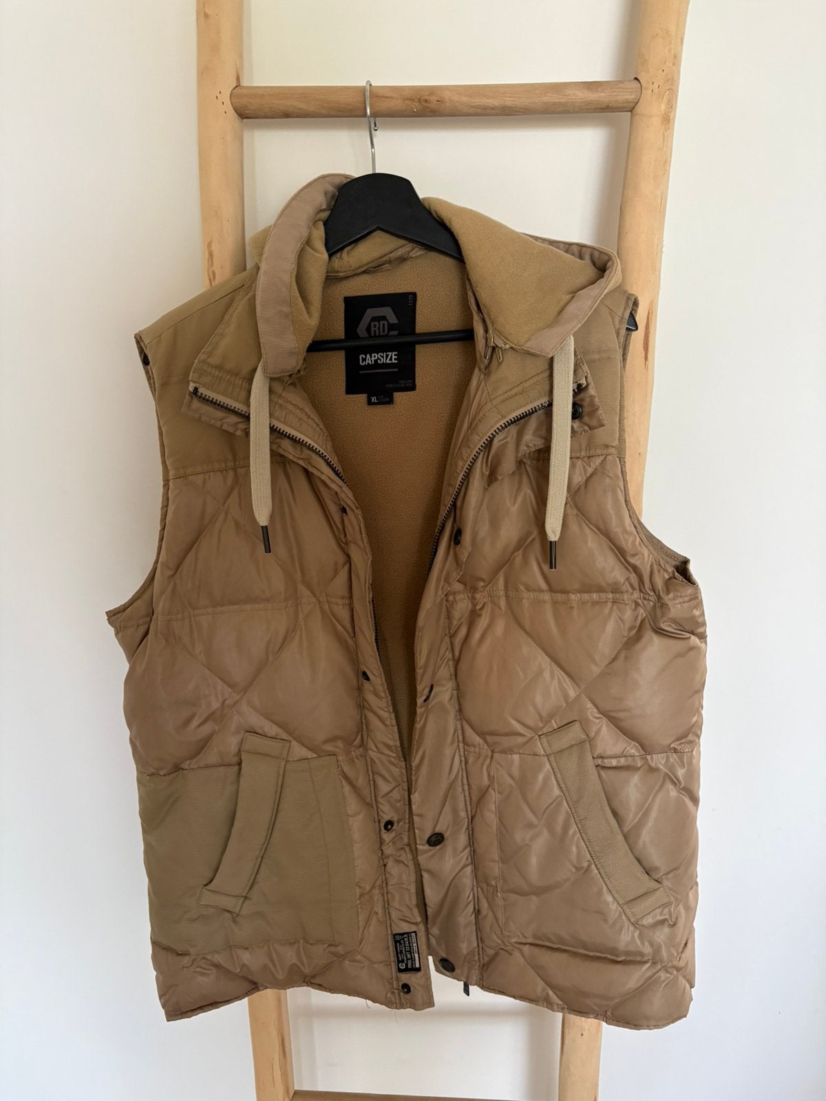 Bodywarmer maat XL merk Capsize, Ophalen of Verzenden, Zo goed als nieuw, Maat 56/58 (XL), Beige