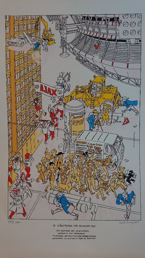 Henk Kuijpers, gesigneerd (Geïllustreerde Pers, 1997), Verzenden, Eén stripboek, Zo goed als nieuw, Henk Kuijpers
