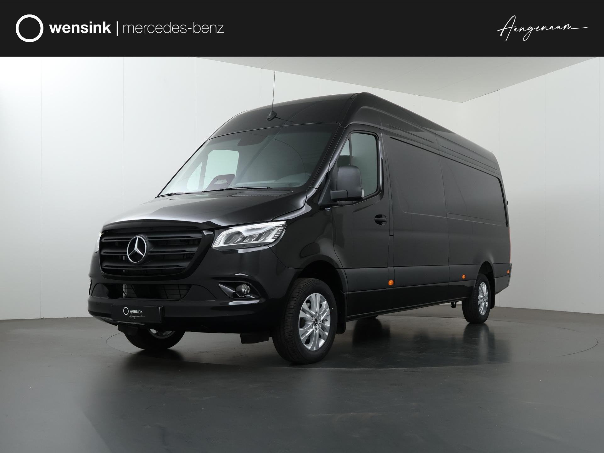 Mercedes-Benz Sprinter 319 CDI L3 H2 Select | Winterpakket |, Auto's, Automaat, Zwart, Bedrijf, Diesel
