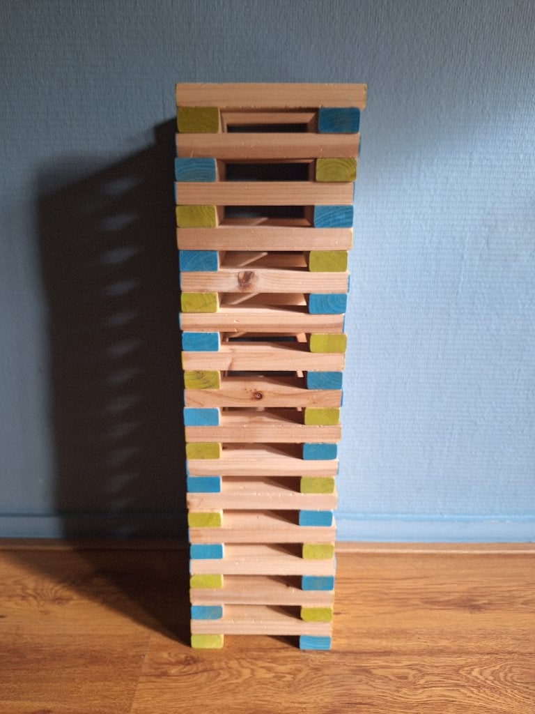 60 Houten blokken, Ophalen of Verzenden, Gebruikt, Overige typen