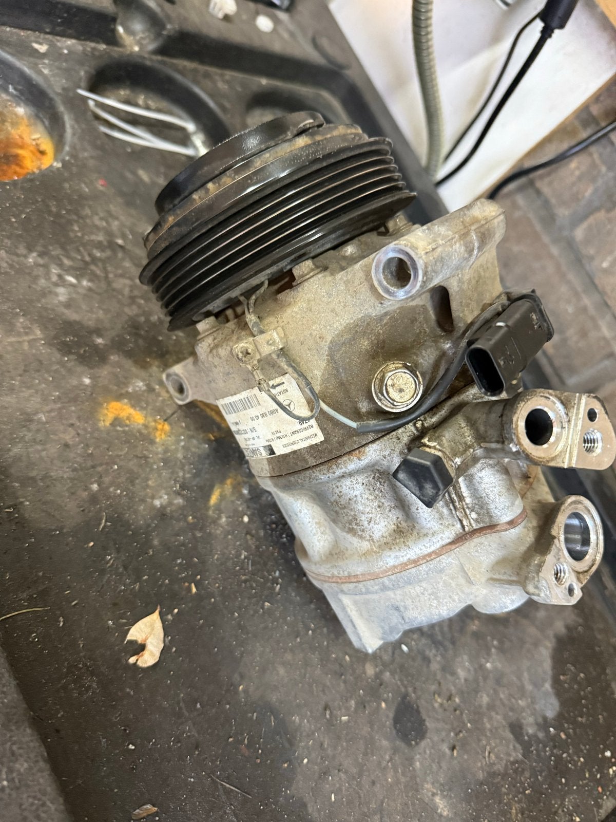 Airco pomp Mercedes A000 830 45 00 Sanden PXC14, Ophalen of Verzenden, Gebruikt, Mercedes-Benz