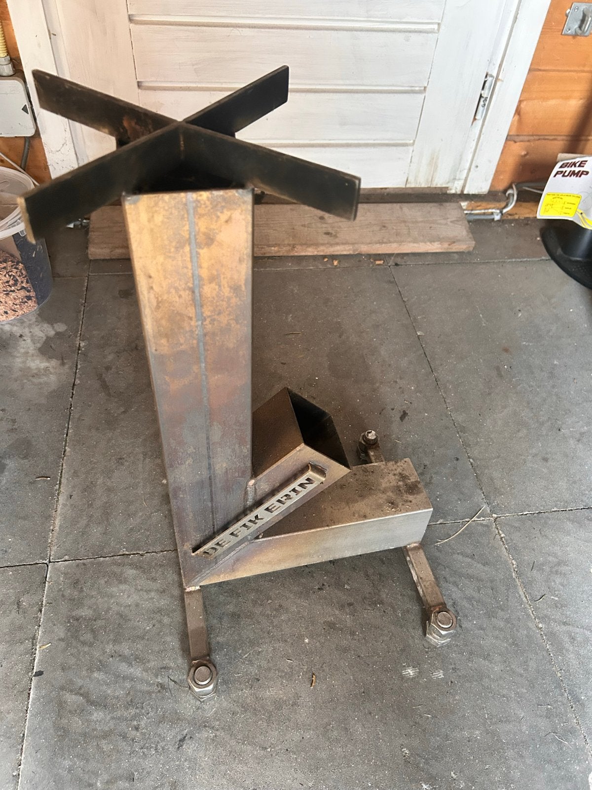 Robuuste Rocket Stove - De Fikerin, Tuin en Terras, Ophalen of Verzenden, Gebruikt, Vuurkorf