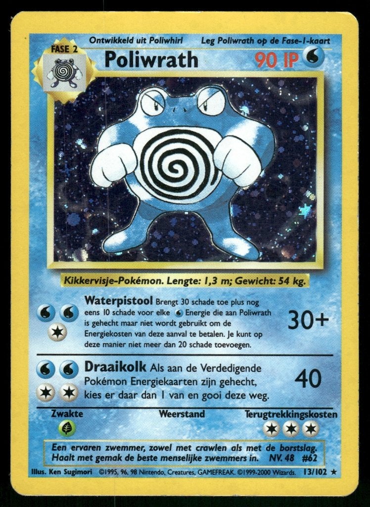 Poliwrath 13/102 - Base (NL) (Good), Verzenden, Gebruikt