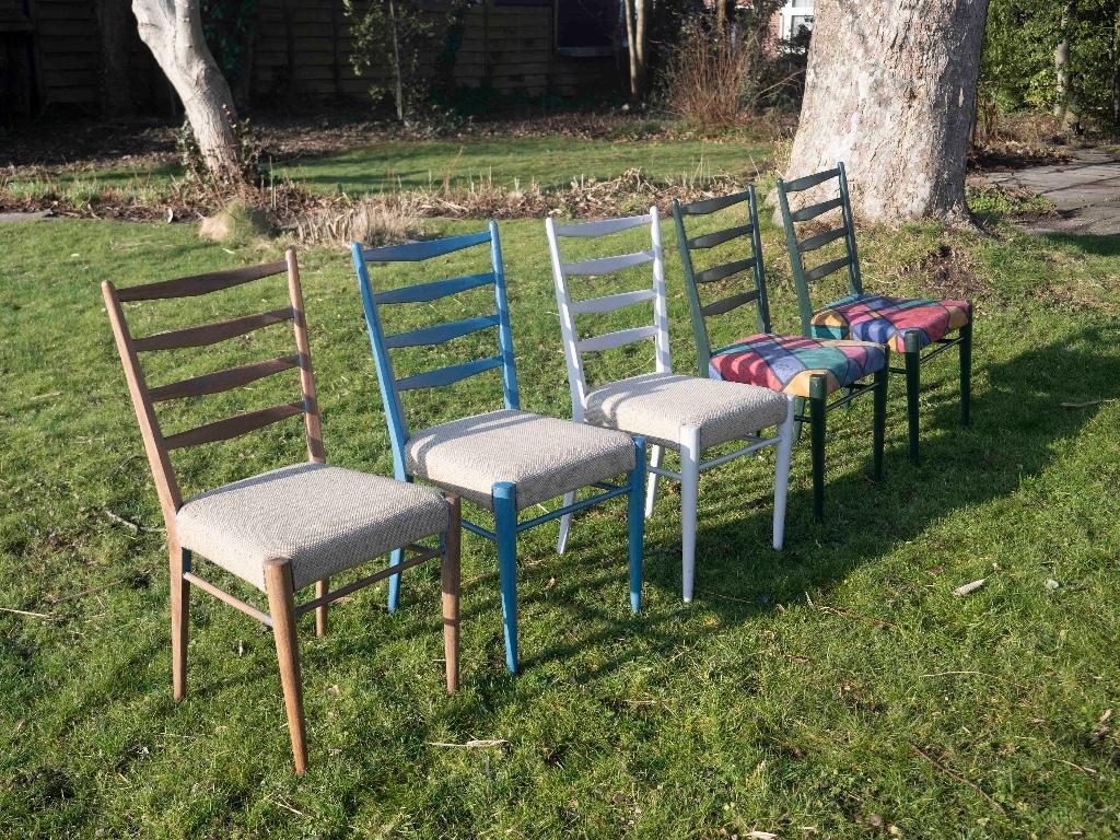 vintage pastoe stoelen, Antiek en Kunst, Ophalen