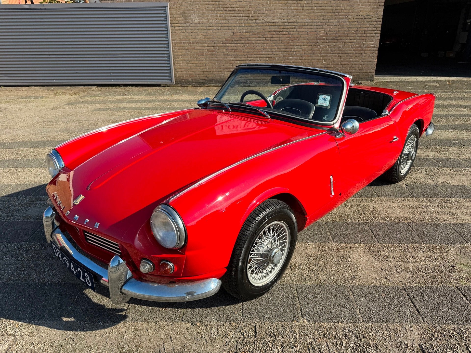 Triumph Spitfire Mk 2 1965 zeer nette staat rechts gestuurd, Auto's, 1147 cc, Achterwielaandrijving, Gebruikt, Cabriolet