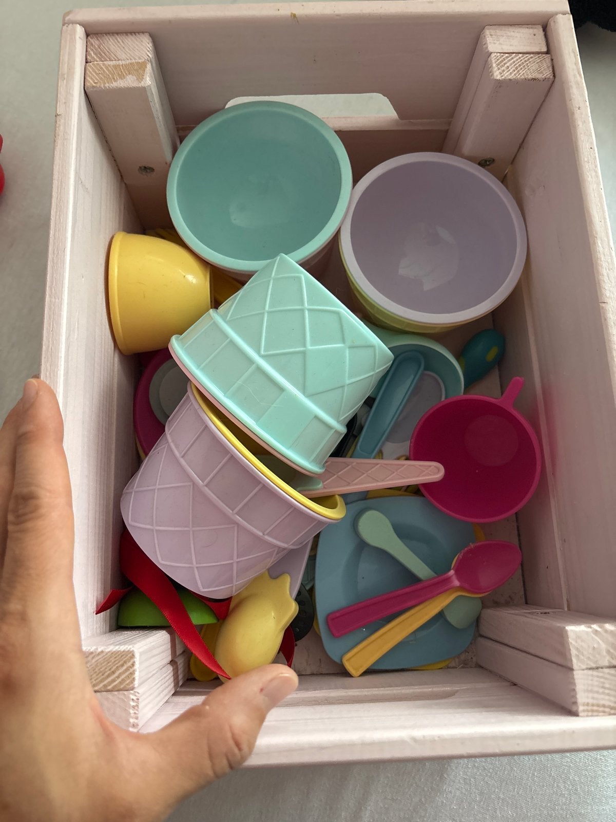 Speelgoed servies en ijshoorntjes, Ophalen of Verzenden, Gebruikt, Jongen of Meisje