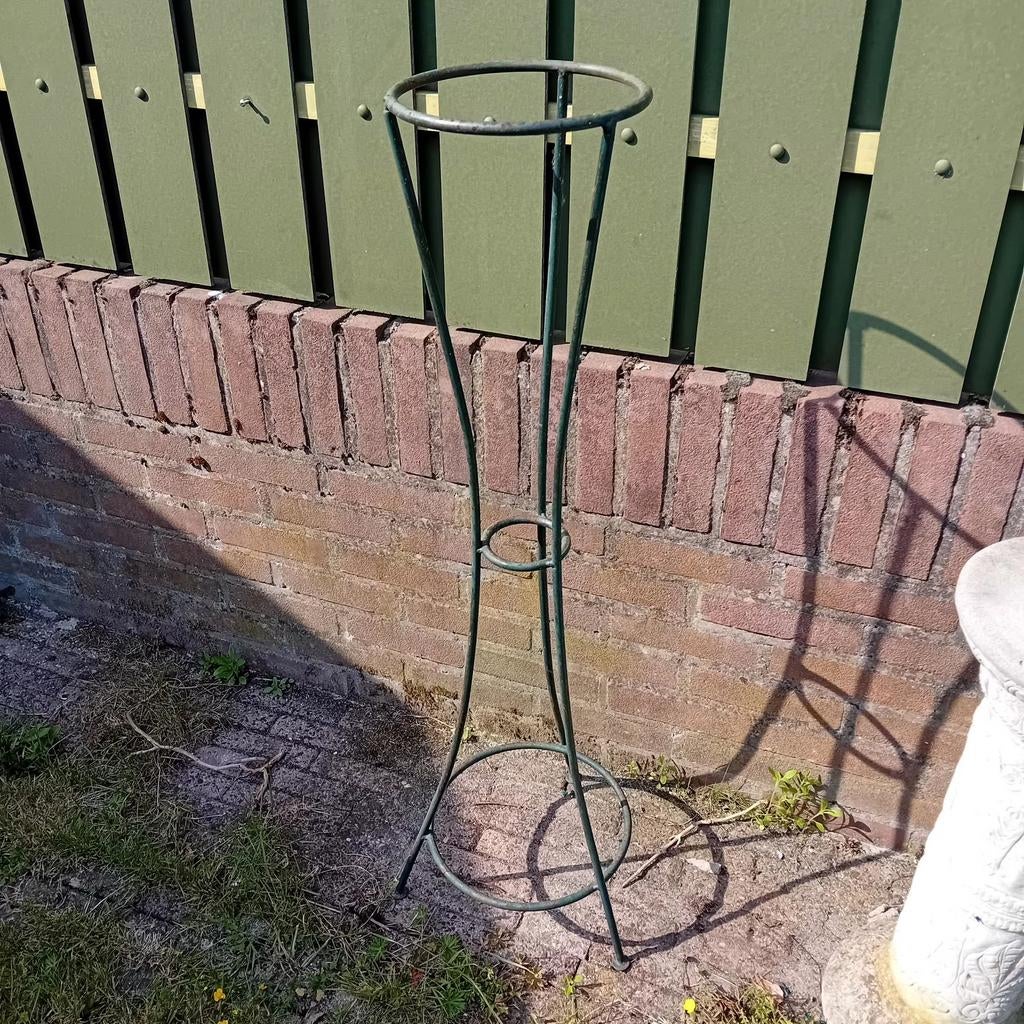 Metalen plantenstandaard, Tuin en Terras, Ophalen, Rond, Metaal